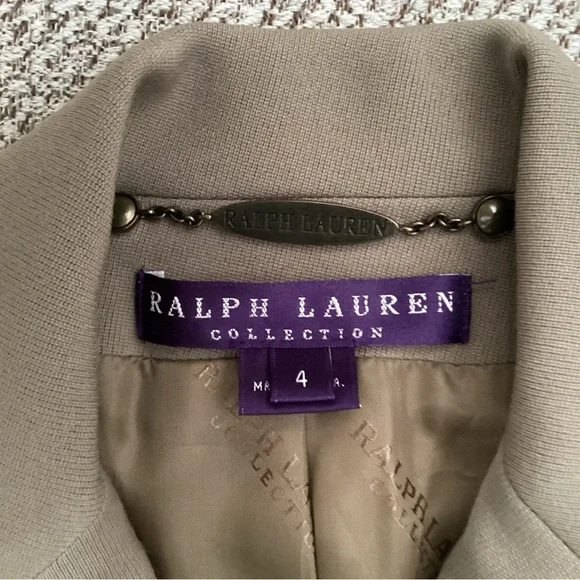 Vintage Ralph Lauren Purple Label Blazer, Size 4 - Picture 5 of 11